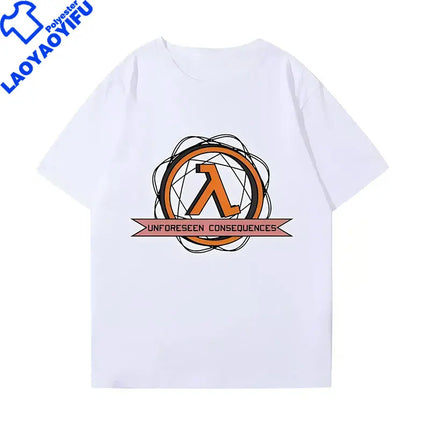 New Style Cry of Fear Half Life 2 Combine Grunge Logo Men's Unisex T-Shirt Casual Funny Gaming Clothes Polyester Printed Tees