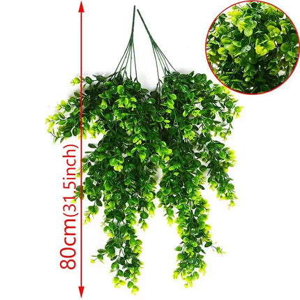 Artificial Flower Vines Simulate Plants Wall Ornaments Outdoor Garden Decorations Hanging Plants Diy Home Outdoor Decor Plant