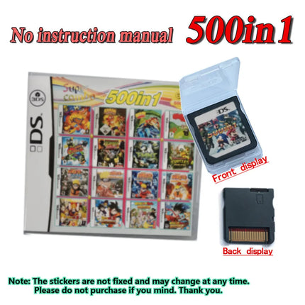 Pokemon 4300 in 1 Compilation Game Cards DS NDS 3DS 3DS NDSL Game Cartridge Card Video Game Handheld Player (R4 card)