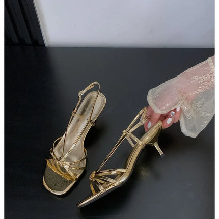 Brand High Heel Sandals Women Flip Flops Peep Toe Shoes Slipper Clip Toe Designer 2025 New Summer Sexy Fashion Dress Party Pumps