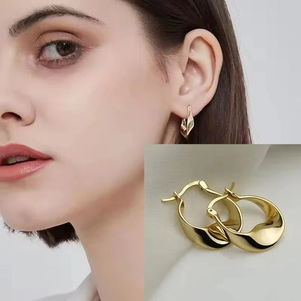 VENTFILLE 925 Sterling Silver Black Agate Rotund Earrings For Women Girl Originality Design Korean Jewelry Party Gifts Dropship