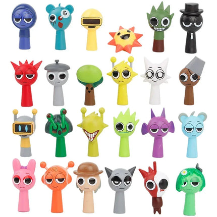 ==2025new 24pcs/48pcs Sprunki Figures Mode Toys Sprunki Incredi box Anime Action Figures Sprunki Game Cartoon