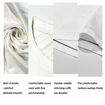 Men's Blue White Vertical Stripe Print Polo Shirt, Casual Tops For Spring Summer Daily Streetwear & Smart Casual Occasions