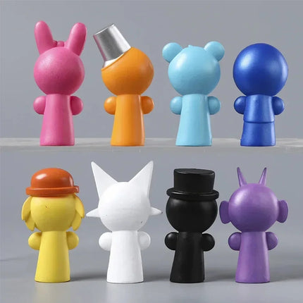 Hot 24pcs/Set Mini Sprunki Blind Box Action Figure Toy Cartoon Movie Sprunki Wenda Model Doll Figurines Kids Gift