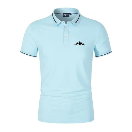 Quick Dry Men's Sports Polo Shirt Golf wear Summer Gym Fitness Training Clothing Comfortable Breathable Shirts