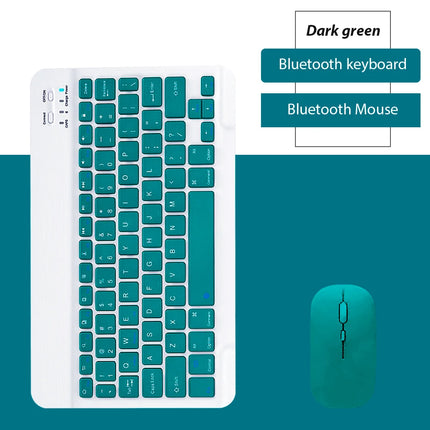 Bluetooth Wireless Keyboard With Mouse Portable Mini Rechargeable Keyboard For Ipad Tablet Android Ios Windows - product imag