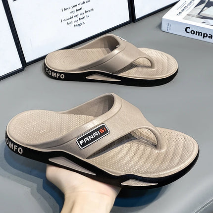 Flip-Flops For Men Breathable Comfortable Beach Sandals for Men Casual Shoes Flip-Flops Fashion Slippers for Outdoors