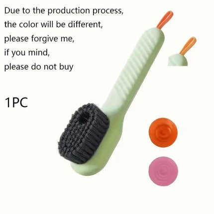 Multi-surface Liquid Shoe Brush - Soft Bristles & Ergonomic Handle For Bathroom, Kitchen & Laundry Cleaning - product image f