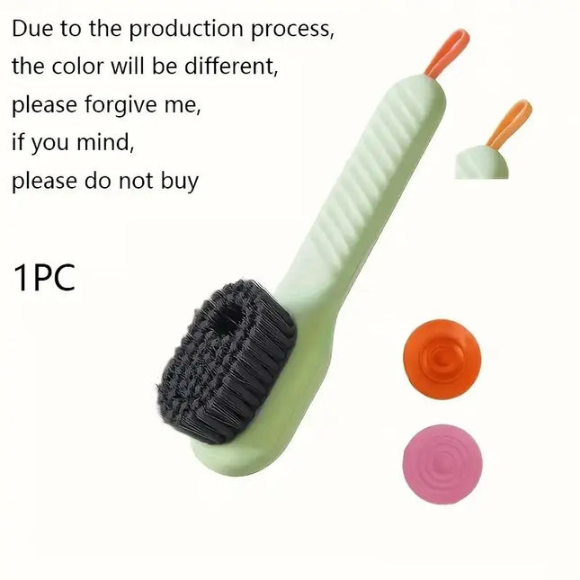 Multi-surface Liquid Shoe Brush - Soft Bristles & Ergonomic Handle For Bathroom, Kitchen & Laundry Cleaning - product image f