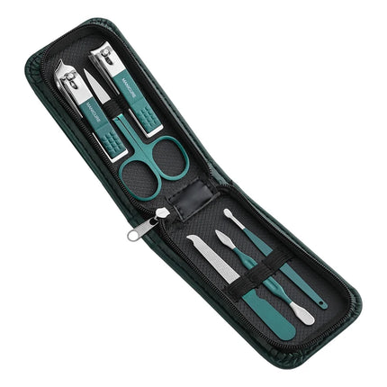 Nail Scissors Set Household High End Mens And Womens Special Nail Clippers Manicure Beauty Tools 6 Piece Portable - product i