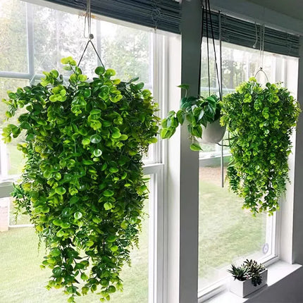 Artificial Flower Vines Simulate Plants Wall Ornaments Outdoor Garden Decorations Hanging Plants Diy Home Outdoor Decor Plant