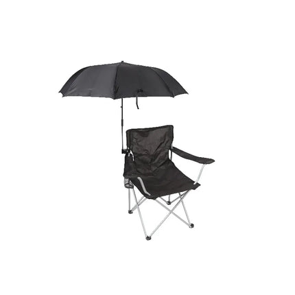 Chair Umbrella with Universal Clamp, Adult, Black