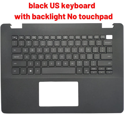 NEW For Vostro 3400 3401 3405 V3400 UK/Russian/US/Latin/spanish/Brazil laptop keyboard/palmrest upper cover case