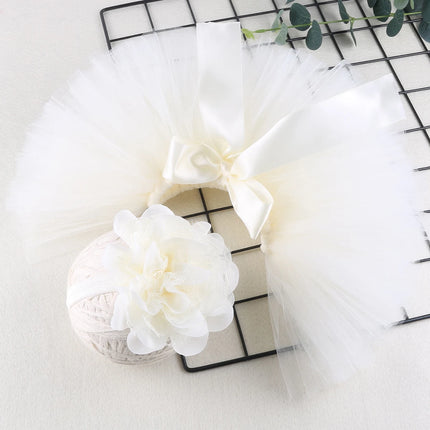 Cute Princess Newborn Outfit Infant Suit Headband Set Tutu Skirt Baby Girl Summer Dress Costume Photography Props Accessories-HD