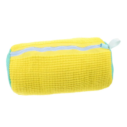 Durable Shoe Washing Machine Bag for All Shoe Types-Yellow with Blue Zipper,Ideal for Sneakers and Casual - product image fro