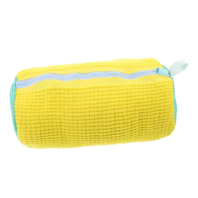 Durable Shoe Washing Machine Bag for All Shoe Types-Yellow with Blue Zipper,Ideal for Sneakers and Casual - product image fro