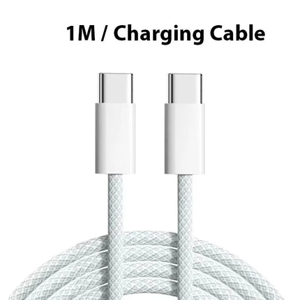 5 in 1 GaN USB-C Desktop Charger 240W Fast Charge Phone Adapter Braid USB-C Cable For iPhone Samsung Xiaomi EU/US - product i