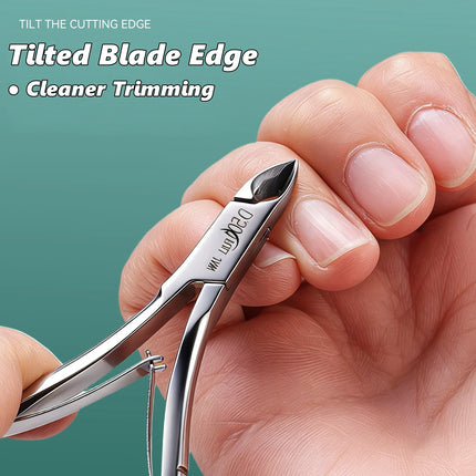 Professional Cuticle Cutter Nail Nippers Scissors Manicure Pusher Pedicure Tong Dead Skin Remover Nail Cuticle Regrowth Tool