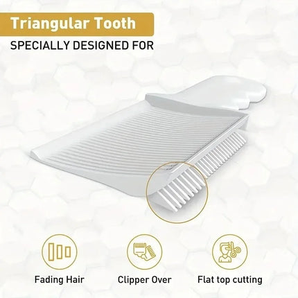 Fading Comb Professional Barber Clipper Blending Flat Top Hair Cutting Comb For Men Heat Resistant Fade Brush - product image