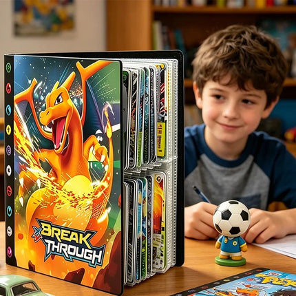 IN STOCK Pokemon Charizard Cards Album Book 240PCS Pok é mon Game Card Album VMAX GX EX Holder Collection Binder Folder Kid Gift