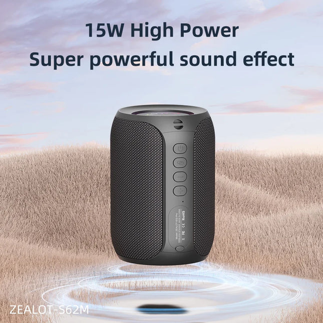 ZEALOT-S62M Karaoke-Maschine Tragbares Bluetooth 5.3 Lautsprechersystem mit 1-2 kabellosen Mikrofonen Heim-Familien-Festival-Geschenke