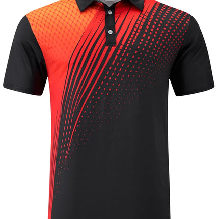 Men's Sports Style Polo Shirts 3D Print Golf Shirt Button Up Breathable Summer New Short Sleeve Men's Clothing Sport Streetwear