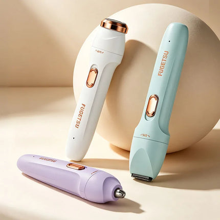 Electric Hair Trimmers for Women Waterproof Razor Painless Private Body Hair Removal Device Shaver Bikini Arm Leg Face Shaving