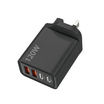 120W Multi Port USB USB-C Quick Fast Charger PD QC3.0 Wall Power Adapter EU US UK Plug For iPhone 17 16 15 14 - product image