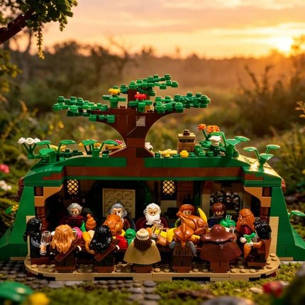 The Unexpected Journey 79003 bouwsteensets geschikt voor verjaardagscadeaus, compatibel met Legoed-deeltjes, 652 stuks.