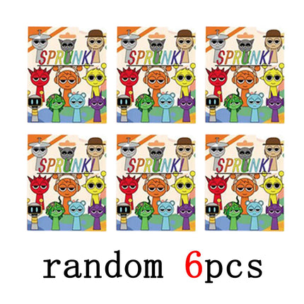 Hot 24pcs/Set Mini Sprunki Blind Box Action Figure Toy Cartoon Movie Sprunki Wenda Model Doll Figurines Kids Gift