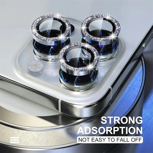Kameraobjektivschutz für iPhone 17 Pro Max 17Air 17Pro 15 16 Pro Max Diamantmetall Schutzglas für iPhone 14 15 Plus Objektiv