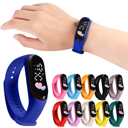 LED Digital Children Watches Birthday Gift For Girls Boy Sport Women Kids Watch Waterproof Bracelet Wristwatch Reloj Niño