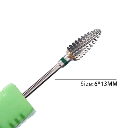 1pc Carbide Tungsten Nail Drill Bit Rotate Burr Milling Nail Cutter Bits Electric Drill Machine For Manicure Pedicure Tools