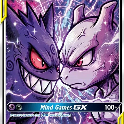 Diy Self Pokemon Gengar Mewtwo Charizard Dragonite Lucario Collect Signature Trading Card Anime Cartoon Gift