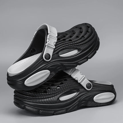 Plus Size 47 Summer Men Sandals Clogs Outdoor Garden Clogs Hole Shoes Male Casual Shoes Water Shoes Comfort Home Soft Slippers