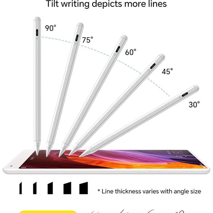 Stylus Pen Palm Rejection & Tilt Magnetic for iPad 2018-2025 iPad Pen 9./8./7./6 Gen, Air 3/4, Mini 5/6, Pro11 12.9 Inch 3./4./5
