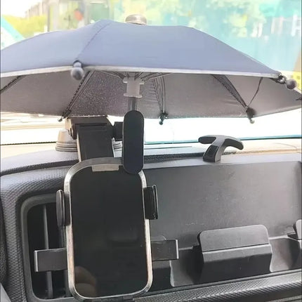 1pc, Mobile Phone Sunshade Sun Umbrella with Small Clip, Suitable for Beach, Photography and Video, Car Mobile Phone Holder