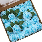 Lake blue / 25pcs no box leaves
