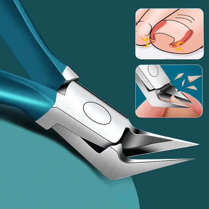 Sharp Toenail Ingrown Cuticle Nipper Nail Clipper Edge Cutter Scissor Nail Pliers Tool Dead Skin Remover Pedicure Manicure Tools