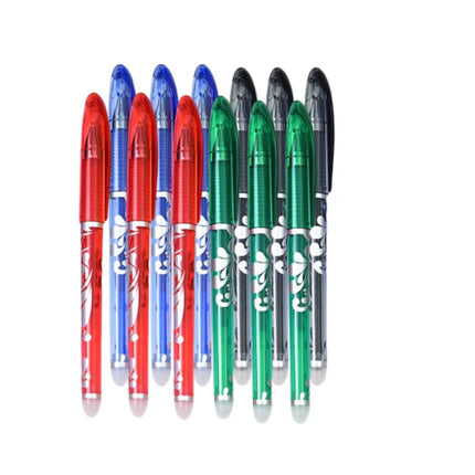 Boxed Multicolor Erasable Gel Pens, Medium Tip 0.5mm, Smooth Writing, Suitable for Office and Everyday Use, Christmas Present