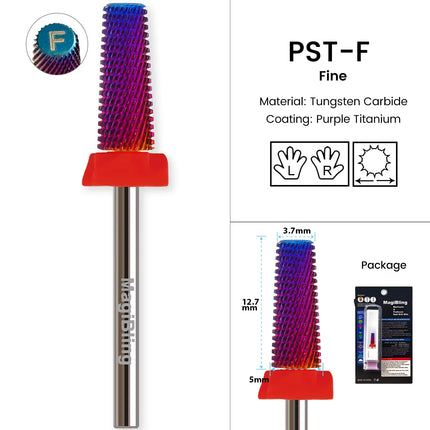 Tapered Barrel Nail Drill Bits Carbide Nails Grinding Head Milling Cutter 4XC Hard Soft Gel Removal Polishing DIY Tools