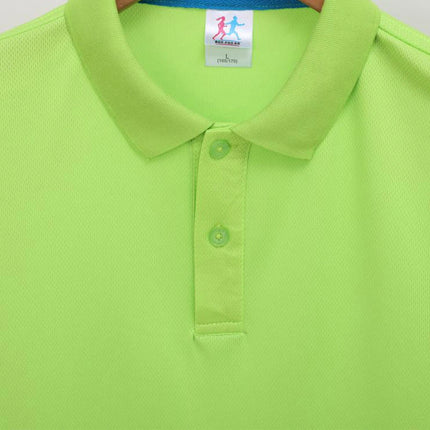 Plain Dry Fit Polo T Shirts Men Breathable Polyester Golf Shirt Unisex Quick Dry Sport Collar T-shirt Camisas Polos Para Hombres