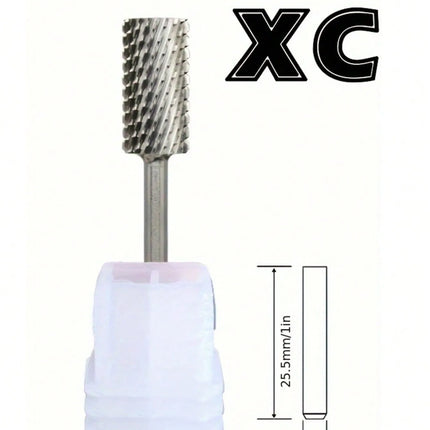 1pc Tungsten Steel 5.35mm Barrel Shaped Nail Drill Bit for Nail Art Accessories