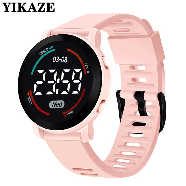 LED Digital Kids Watches Luminous Waterproof Sport Children Watch Silicone Strap Electronic Wrist Watch For Boys Gril Reloj Niño