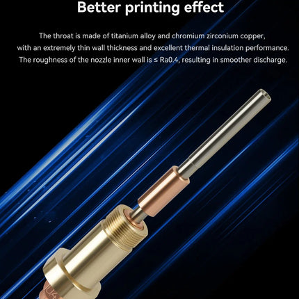 3D Printer Parts Quick-Swap Nozzle Kit For K1C Hotend For Creality K1C Ceramic Heating Block Kit 0.4mm Nozzle