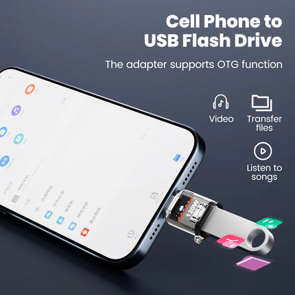 Olaf 120W USB-C To USB A OTG Adapter USB 3.2 to USB-C Fast Charging Connector For iPhone 15 16 MacBook iPad Huawei - product