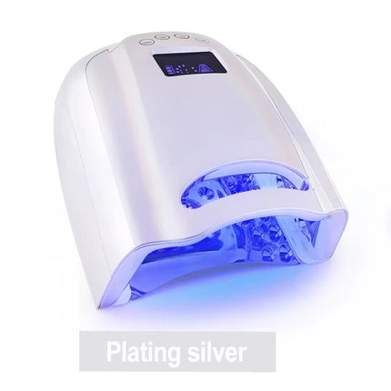 Hot Selling Nail Supply Gradient Purple Nail Lamp Pro Cure Cordless 128w LED UV Lamp New Trend