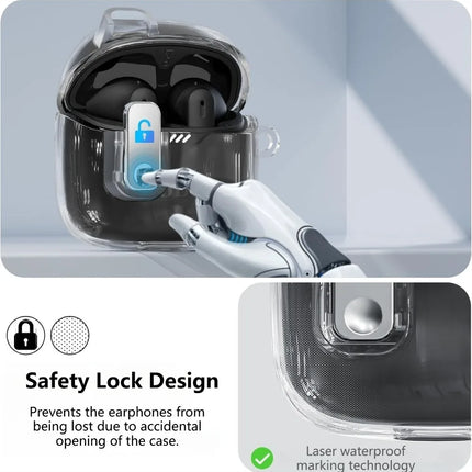 New Electroplated Lock Buckle Bluetooth Headset Case: Compatible With For JBL Mini Bean / TUNE FLEX Anti-drop Protective Cover