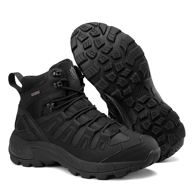 Men Boots 2024 New  Boots Outdoor Waterproof Casual Sneakers Working Men Ankle Boots Hiking Safety Shoes Mens Athletic