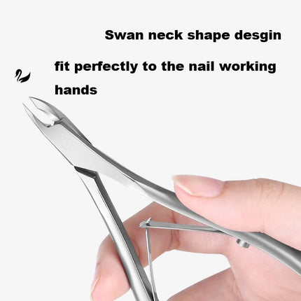 3-4mm high quality Swan Cuticle nippers professional nail technician tool Manicure scissors Nail Cuticle Trimmer Nippers